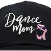imageDALIX Dance Mom Hat Support Daughter Embroidered Cotton CapBlack