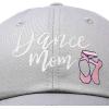 imageDALIX Dance Mom Hat Support Daughter Embroidered Cotton CapGray