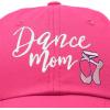 imageDALIX Dance Mom Hat Support Daughter Embroidered Cotton CapHot Pink