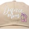 imageDALIX Dance Mom Hat Support Daughter Embroidered Cotton CapKhaki