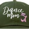 imageDALIX Dance Mom Hat Support Daughter Embroidered Cotton CapOlive
