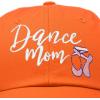 imageDALIX Dance Mom Hat Support Daughter Embroidered Cotton CapOrange