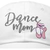 imageDALIX Dance Mom Hat Support Daughter Embroidered Cotton CapWhite