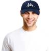 imageDALIX Mr and Mrs Baseball Cap Bride Groom Matching Hats Couples SetNavy BluePink