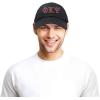 imageDALIX Phi Kappa Psi Greek Letters Ball Cap Embroidered HatBlack