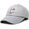 imageDALIX Prayer Hands Hat Baseball Cap Rose Dad Hats Black White Pink Blue Gray TanGray