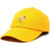 imageDALIX Rocket Hat Space Dad Caps Embroidered Custom Cap Cotton Hats NASAGold