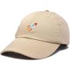 imageDALIX Rocket Hat Space Dad Caps Embroidered Custom Cap Cotton Hats NASAKhaki