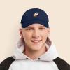 imageDALIX Rocket Hat Space Dad Caps Embroidered Custom Cap Cotton Hats NASANavy Blue