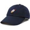 imageDALIX Rocket Hat Space Dad Caps Embroidered Custom Cap Cotton Hats NASANavy Blue