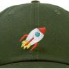 imageDALIX Rocket Hat Space Dad Caps Embroidered Custom Cap Cotton Hats NASAOlive