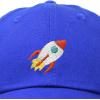 imageDALIX Rocket Hat Space Dad Caps Embroidered Custom Cap Cotton Hats NASARoyal Blue