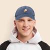 imageDALIX Rocket Hat Space Dad Caps Embroidered Custom Cap Cotton Hats NASAWashed Navy Blue