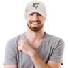 imageDALIX Shark Hat Embroidered Baseball Cap Great WhiteBeige