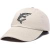 imageDALIX Shark Hat Embroidered Baseball Cap Great WhiteBeige