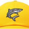 imageDALIX Shark Hat Embroidered Baseball Cap Great WhiteGold