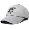 imageDALIX Shark Hat Embroidered Baseball Cap Great WhiteGray