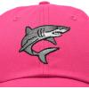 imageDALIX Shark Hat Embroidered Baseball Cap Great WhiteHot Pink