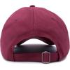 imageDALIX Shark Hat Embroidered Baseball Cap Great WhiteMaroon