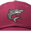imageDALIX Shark Hat Embroidered Baseball Cap Great WhiteMaroon