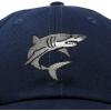 imageDALIX Shark Hat Embroidered Baseball Cap Great WhiteNavy Blue