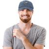 imageDALIX Shark Hat Embroidered Baseball Cap Great WhiteNavy Blue Vintage