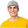 imageDALIX UFO Snapback Flat Bill Baseball Hat Embroidered Cap MensLight Gray