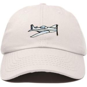 imageAviator Airplane Ball Cap Embroidered HatBeige