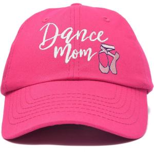 imageDALIX Dance Mom Hat Support Daughter Embroidered Cotton CapHot Pink
