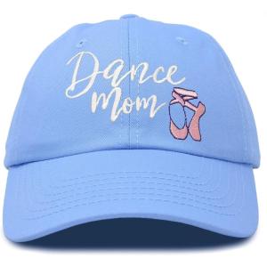 imageDALIX Dance Mom Hat Support Daughter Embroidered Cotton CapLight Blue