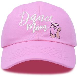 imageDALIX Dance Mom Hat Support Daughter Embroidered Cotton CapLight Pink