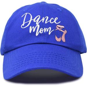 imageDALIX Dance Mom Hat Support Daughter Embroidered Cotton CapRoyal Blue