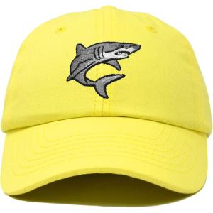 imageDALIX Shark Hat Embroidered Baseball Cap Great WhiteMinion Yellow