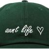 imageDALIX Aunt Life Embroidered Dad Hat Cotton Baseball Cap WomensDark Green