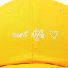 imageDALIX Aunt Life Embroidered Dad Hat Cotton Baseball Cap WomensGold