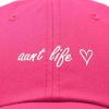 imageDALIX Aunt Life Embroidered Dad Hat Cotton Baseball Cap WomensHot Pink