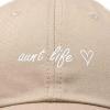 imageDALIX Aunt Life Embroidered Dad Hat Cotton Baseball Cap WomensKhaki