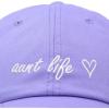 imageDALIX Aunt Life Embroidered Dad Hat Cotton Baseball Cap WomensLavender