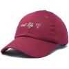 imageDALIX Aunt Life Embroidered Dad Hat Cotton Baseball Cap WomensMaroon