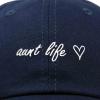 imageDALIX Aunt Life Embroidered Dad Hat Cotton Baseball Cap WomensNavy Blue