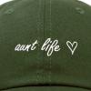 imageDALIX Aunt Life Embroidered Dad Hat Cotton Baseball Cap WomensOlive