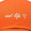 imageDALIX Aunt Life Embroidered Dad Hat Cotton Baseball Cap WomensOrange