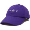 imageDALIX Aunt Life Embroidered Dad Hat Cotton Baseball Cap WomensPurple