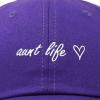 imageDALIX Aunt Life Embroidered Dad Hat Cotton Baseball Cap WomensPurple