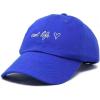 imageDALIX Aunt Life Embroidered Dad Hat Cotton Baseball Cap WomensRoyal Blue