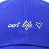 imageDALIX Aunt Life Embroidered Dad Hat Cotton Baseball Cap WomensRoyal Blue
