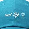 imageDALIX Aunt Life Embroidered Dad Hat Cotton Baseball Cap WomensTeal