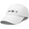 imageDALIX Aunt Life Embroidered Dad Hat Cotton Baseball Cap WomensWhite