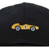 imageDALIX Race Car Embroidered Dad Cap Classic Cotton Baseball Hat MensBlack