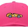 imageDALIX Race Car Embroidered Dad Cap Classic Cotton Baseball Hat MensHot Pink